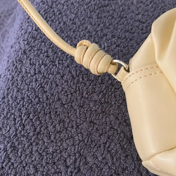 Nanette Lepore Yellow Crossbody Bag with Ruched Design - Picture 4 of 8